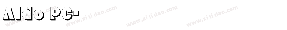 Aldo PC字体转换